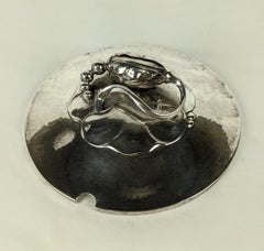 Georg Jensen Sterling Blossom Lid, Model 2A