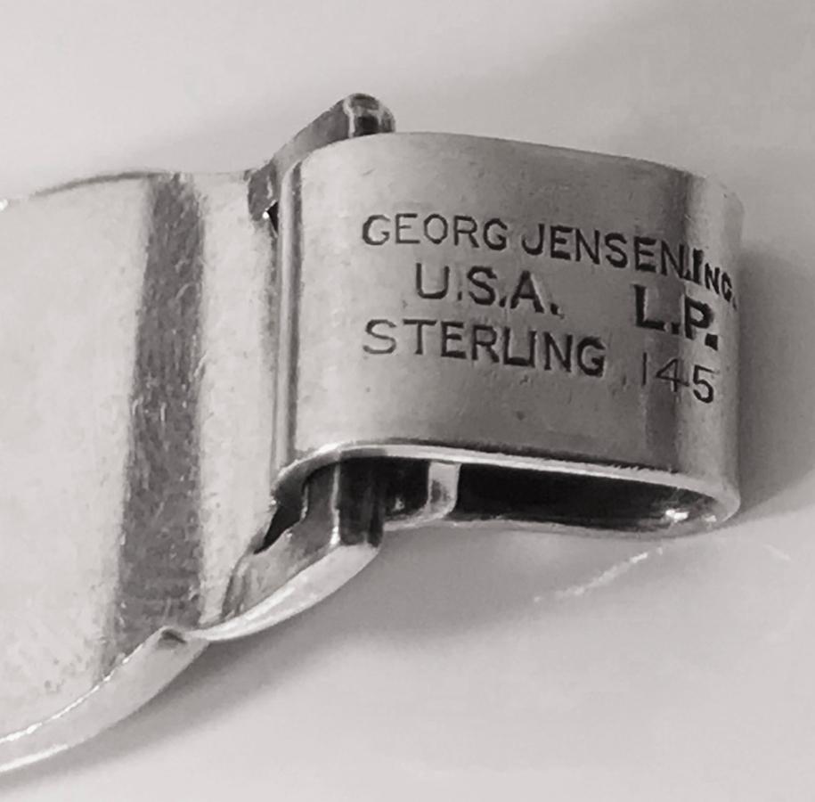 Georg Jensen Sterling Bracelet, circa 1940 3