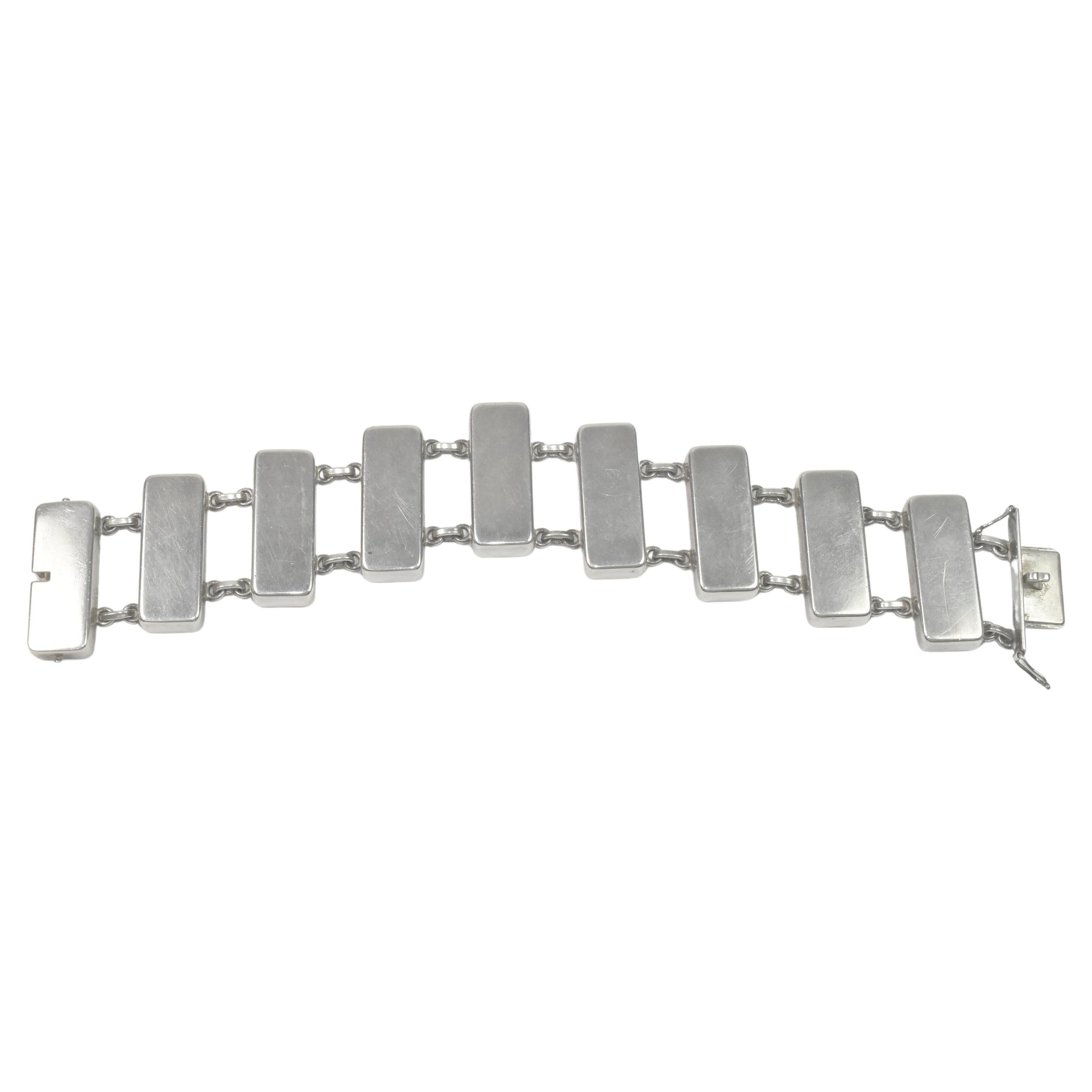 Georg Jensen Sterling Bracelet designed by Astrid Fog For Sale