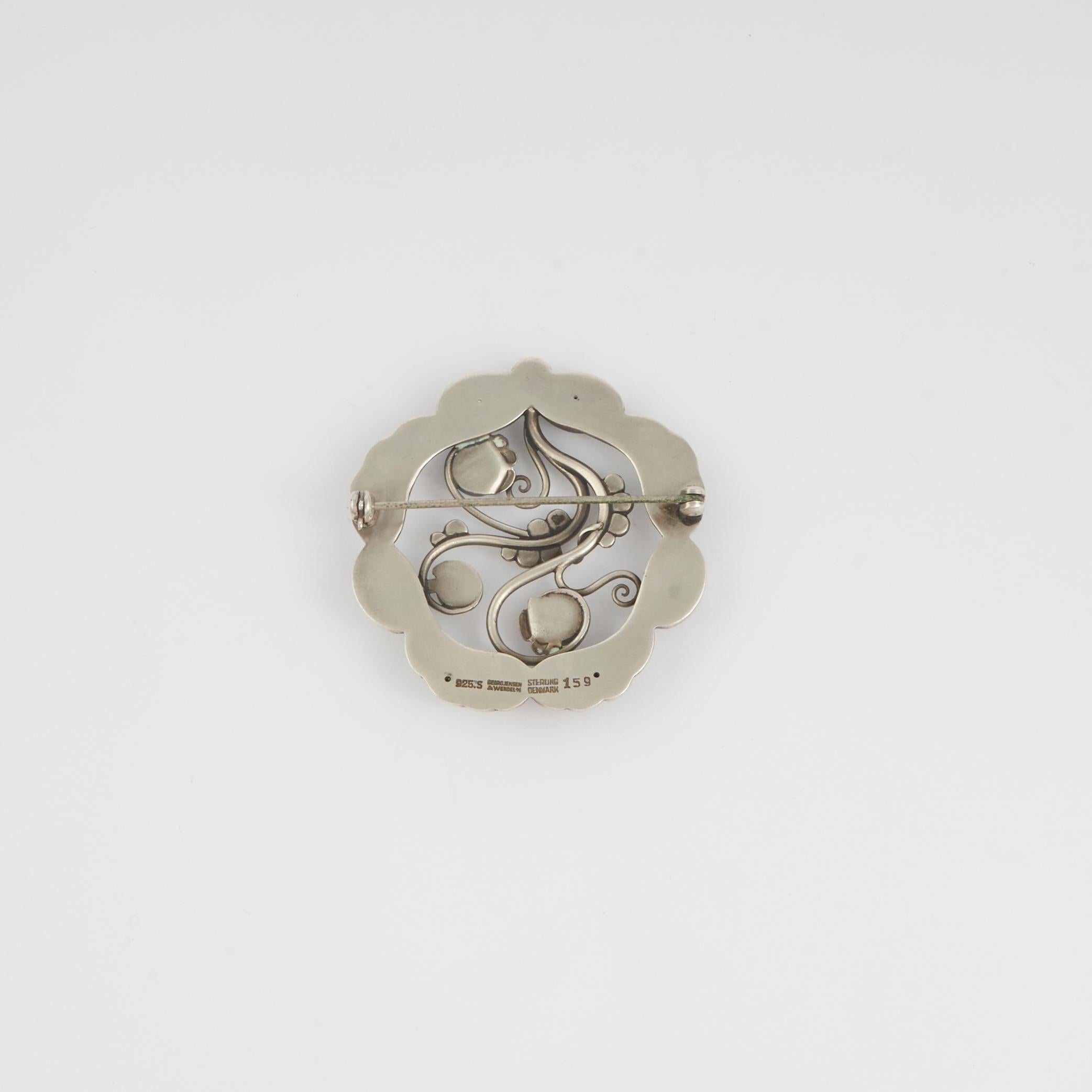 da uomo o donna Spilla in argento Georg Jensen, design #159 in vendita