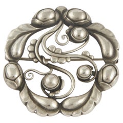 Spilla in argento Georg Jensen, design #159