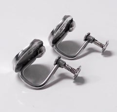 Georg Jensen Sterling Earrings Designed by Nanna Ditzel
