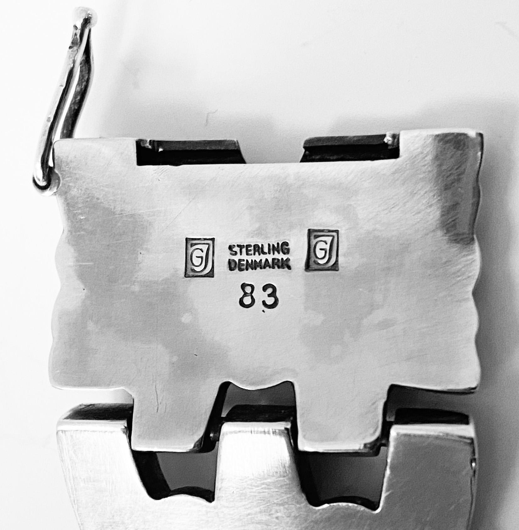 Georg Jensen Sterling Harald Nielsen Design Bracelet, 1933-1944 1