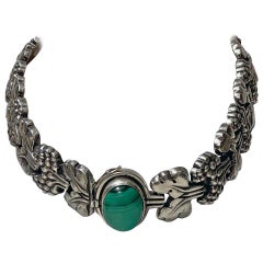 Georg Jensen Sterling Paris Model Necklace Denmark, circa 1945