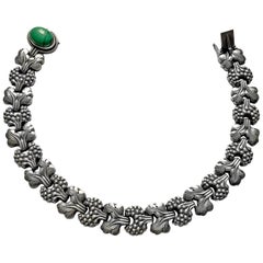 Georg Jensen Sterling Paris Model Necklace Denmark, circa 1945