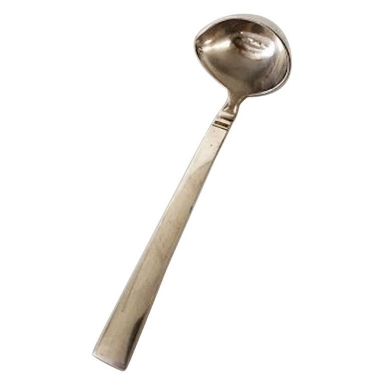 Georg Jensen Sterling Silver Acadia Cream Ladle For Sale