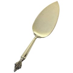 Georg Jensen Sterling Silver Acanthus Cake Server #192