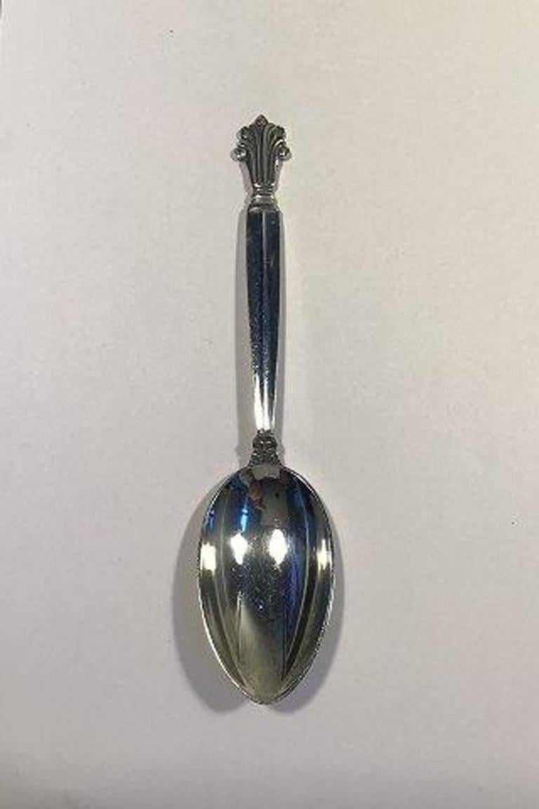 Georg Jensen Sterling Silver Acanthus Dinner Spoon No 011 

L 18.8 cm/7.40