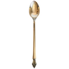 Georg Jensen Sterling Silver Acanthus Iced Tea Spoon No 078