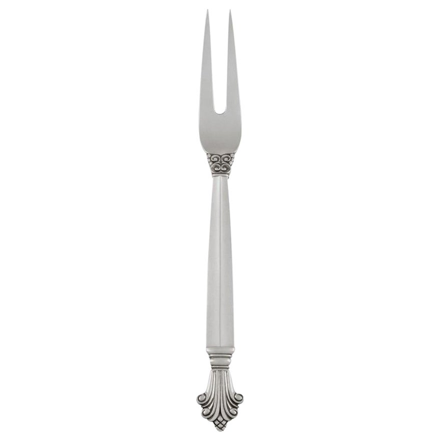 Fourchette à citron en argent Georg Jensen Acanthus 146