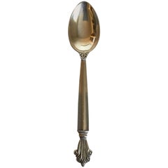 Georg Jensen Sterling Silver Acanthus Medium Tea Spoon No 032