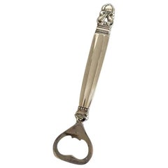 Georg Jensen Sterling Silver Acorn Bottle Opener No 272