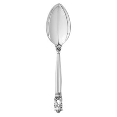 Georg Jensen Sterling Silver Acorn Dessert Spoon by Johan Rohde