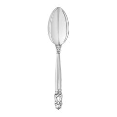Georg Jensen Sterling Silver Acorn Dinner Spoon by Johan Rohde