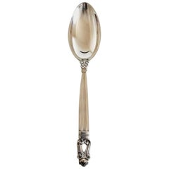 Georg Jensen Sterling Silver Acorn Dinner Spoon No 011 Georg Jensen Sterling Silver Acorn Dinner Spoon No 011