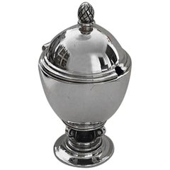 Georg Jensen A. Silver tazza di senape a forma di ghianda n. 741