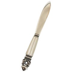 Georg Jensen Sterling Silver Acorn Letter Opener #301