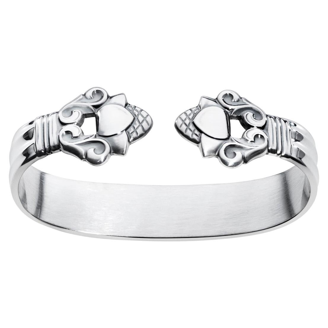 Georg Jensen, bague serviette à glands en argent sterling de Johan Rohde