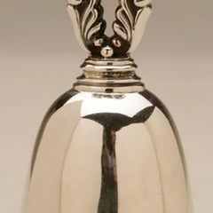 Georg Jensen Sterling Silver Acorn Pattern Table Bell No. 204