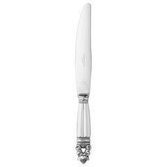 Georg Jensen Sterling Silver Acorn Short Dinner Knife by Johan Rohde