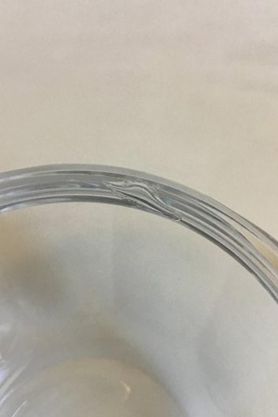 Danese Georg Jensen Barattolo in argento sterling e cristallo di Baccarat n. 486 in vendita