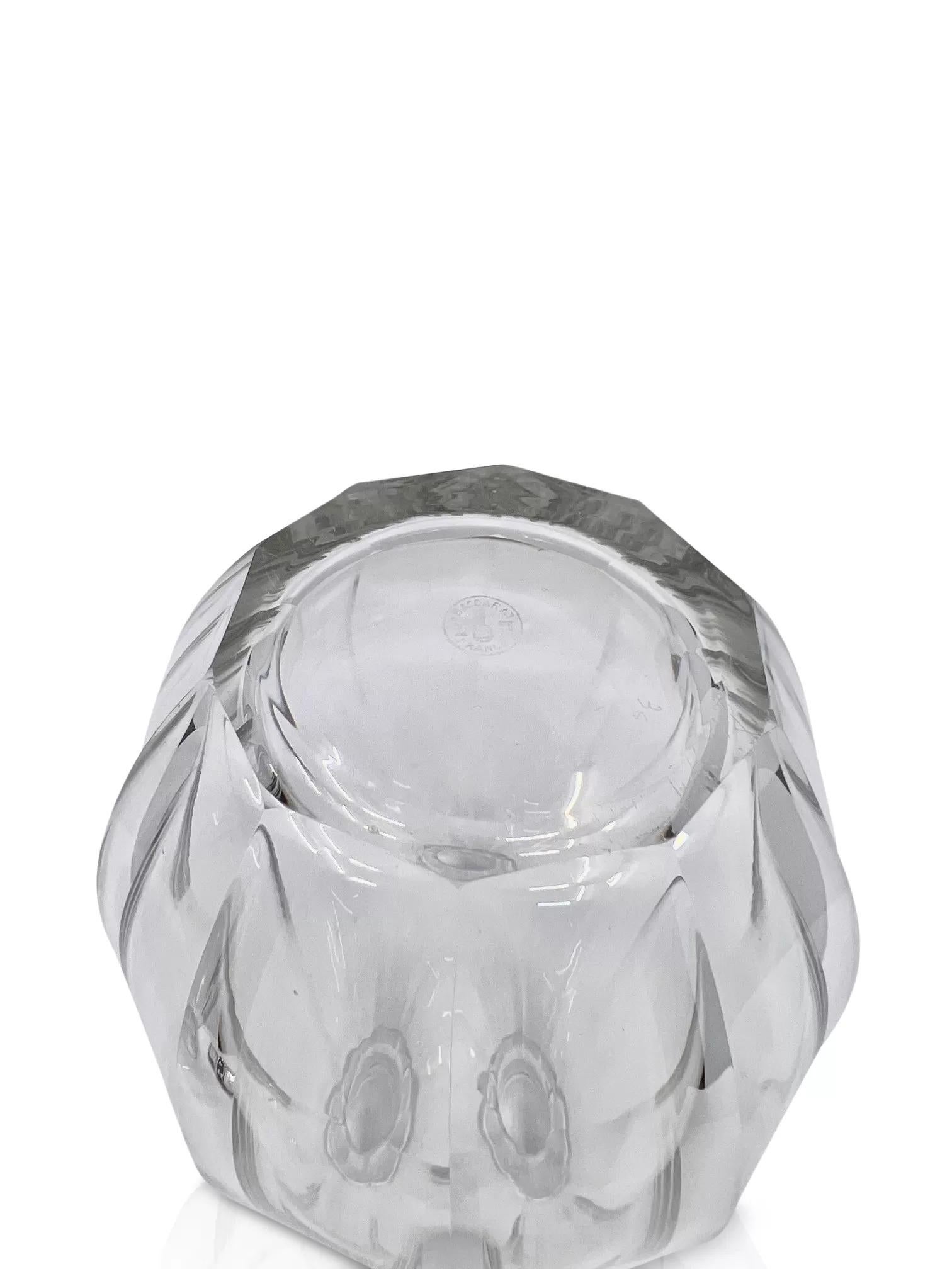 Danish Georg Jensen Sterling Silver and Crystal Decanter 100 For Sale