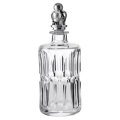 Carafe à décanter en argent et cristal de Georg Jensen 797