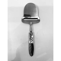 Georg Jensen Sterling Silver and Stainless Cactus Cheese Plane 222