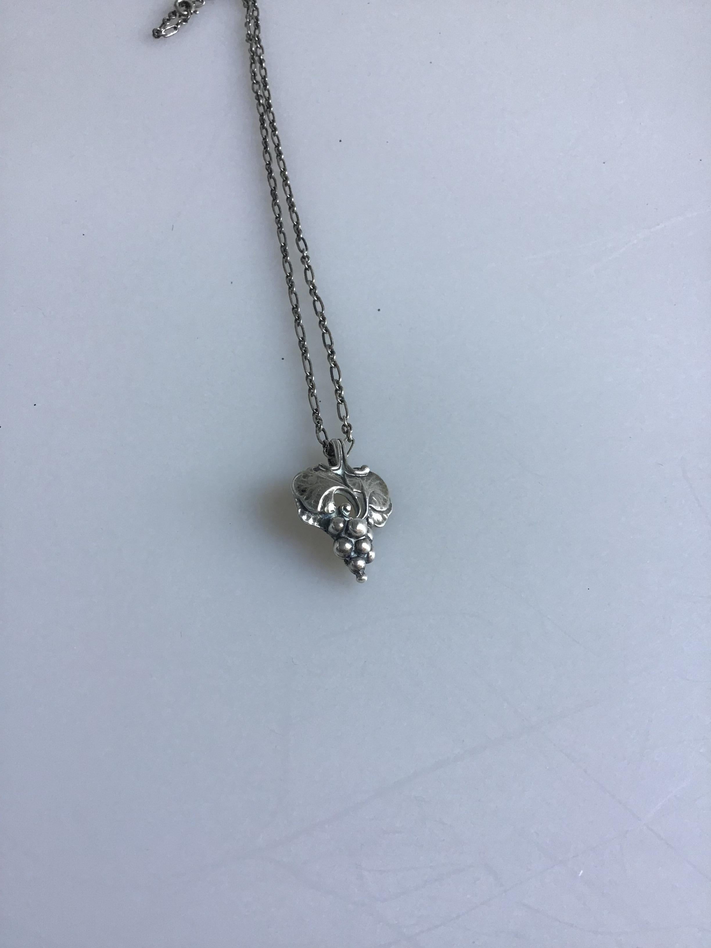 Georg Jensen Sterling Silver Annual Pendant from 1996. Weighs 10.1 g / 0.36 oz.