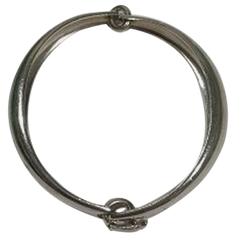 Georg Jensen Sterling Silver Armring No 173 For Sale