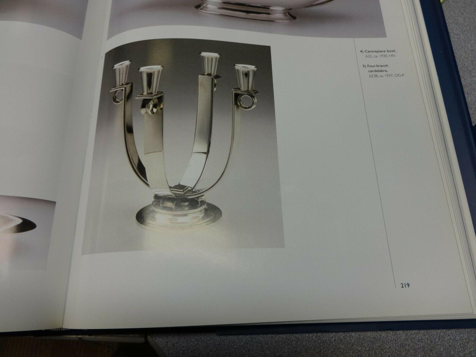 20th Century Georg Jensen Sterling Silver Art Deco 4-Branch Candelabra, No. 623B