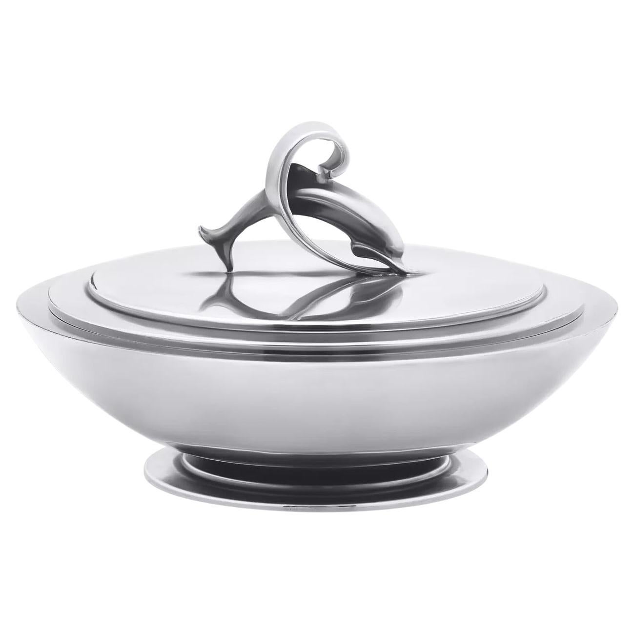 Bombonera Art Déco Georg Jensen de plata de ley 150K