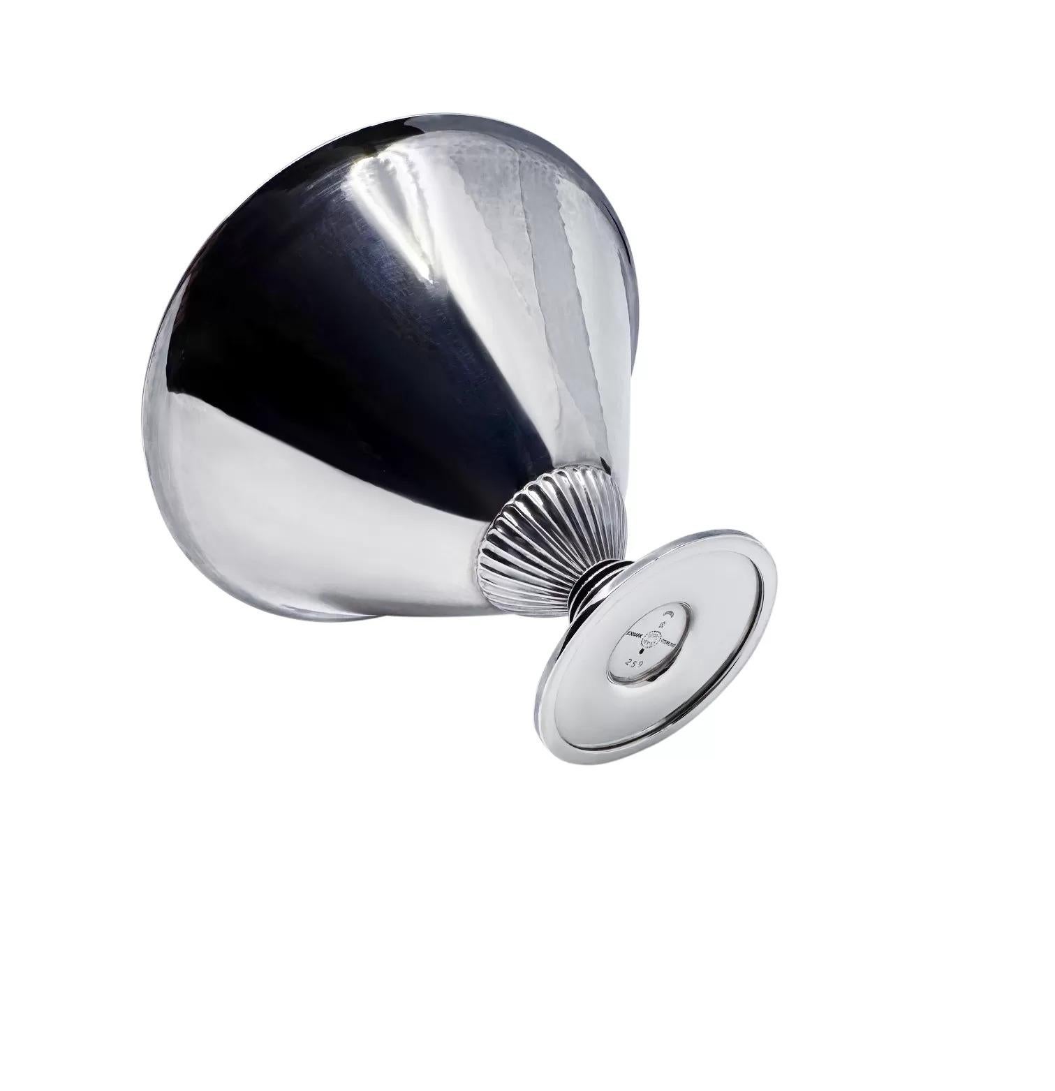 Georg Jensen Sterling Silber Art Deco Schale 249 (Art déco) im Angebot