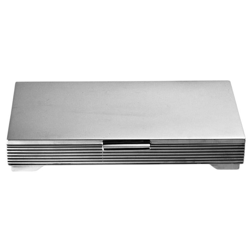 Georg Jensen Sterling Silver Art Deco Box No. 712, 1931