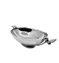Georg Jensen Sterling Silber Art Deco Tafelaufsatz Schale 636, 1931