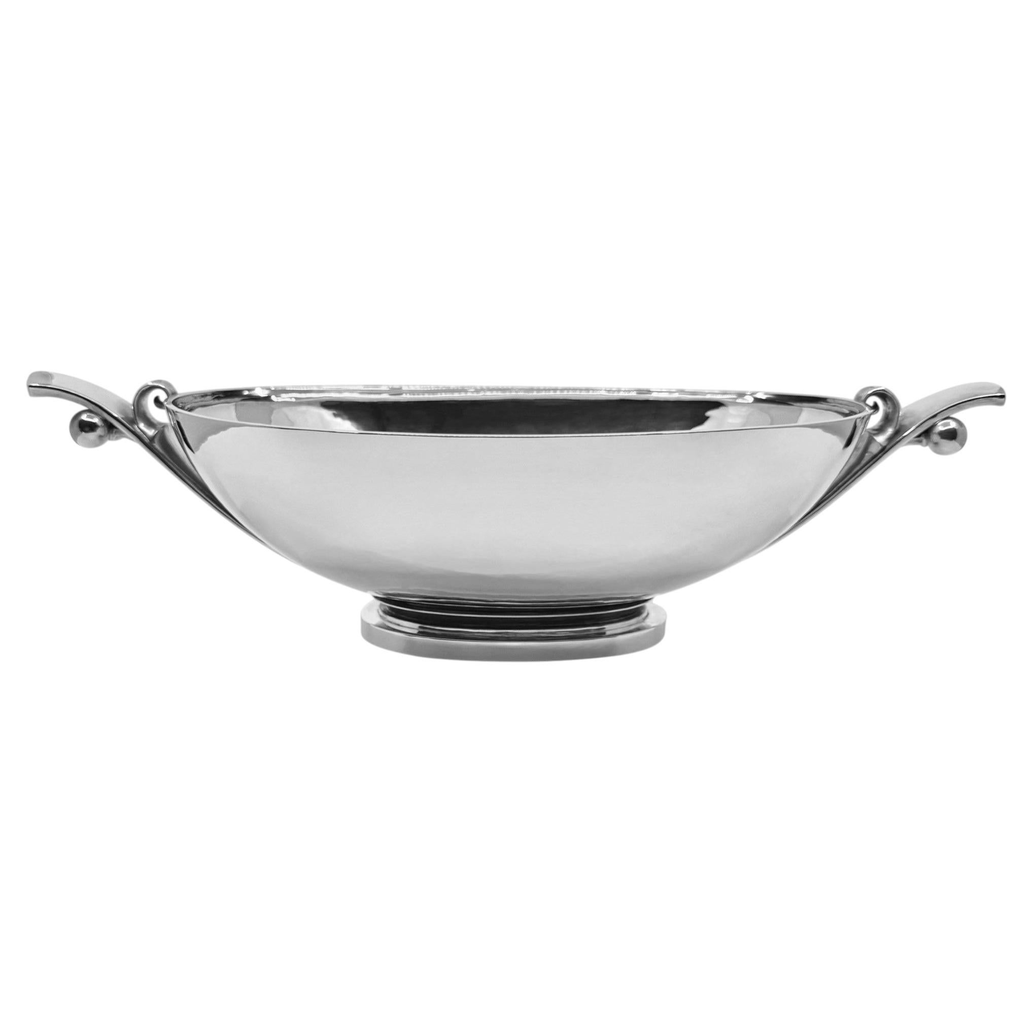 Georg Jensen Sterling Silver Art Deco Centerpiece Bowl 636, 1931