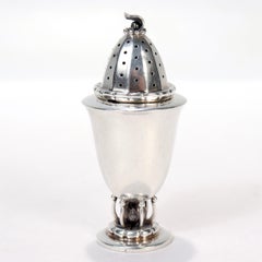 Georg Jensen Sterling Silver Art Deco Pepper Shaker or Caster