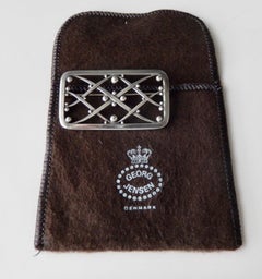 Georg Jensen Sterling Silver Art Moderne Brooch