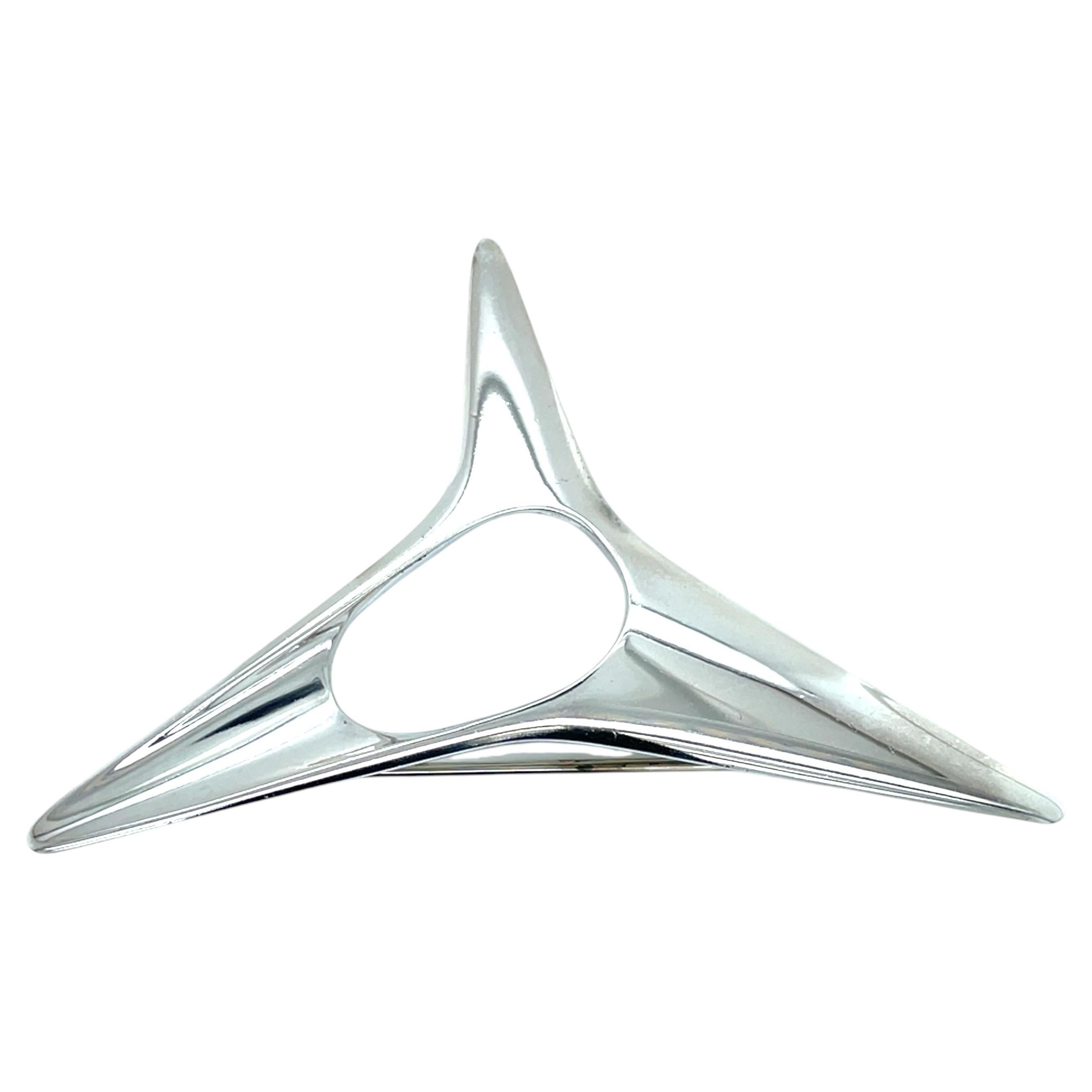 Pre-owned Georg Jensen Sterling Silver Atomic Brooch By Henning Koppel In Multi