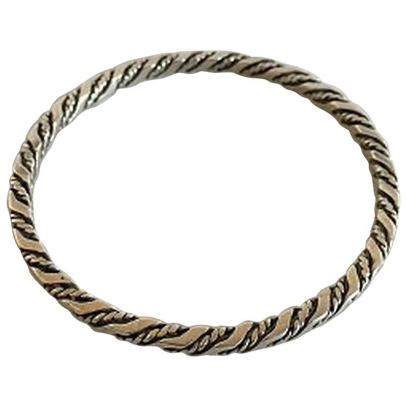 Georg Jensen Sterling Silver Bangle Bracelet #17B