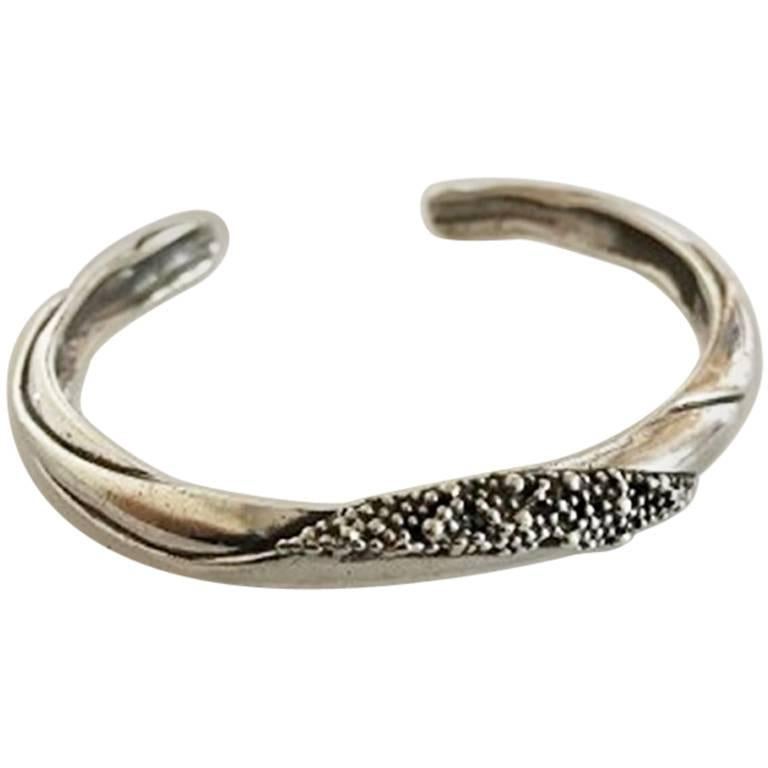 Georg Jensen Sterling Silver Bangle/Bracelet #362 by Ole Kortzau For Sale