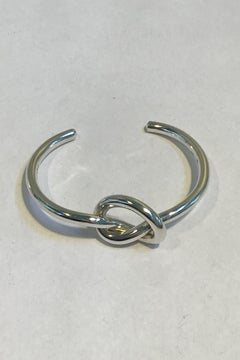 Georg Jensen Sterling Silver Bangle Love Knot No A44B
