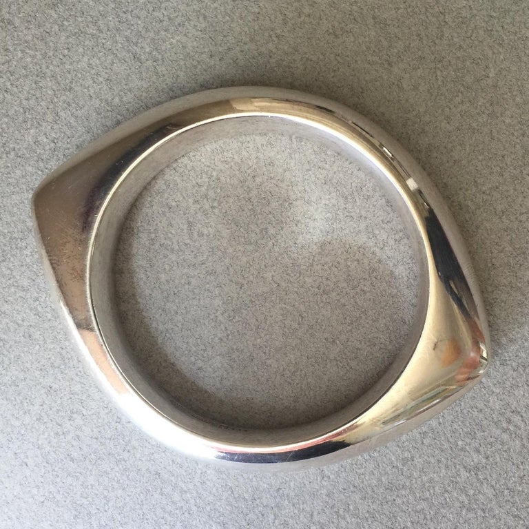 Georg Jensen Sterling Silver Bangle No. 111 by Nanna Ditzel For Sale at ...