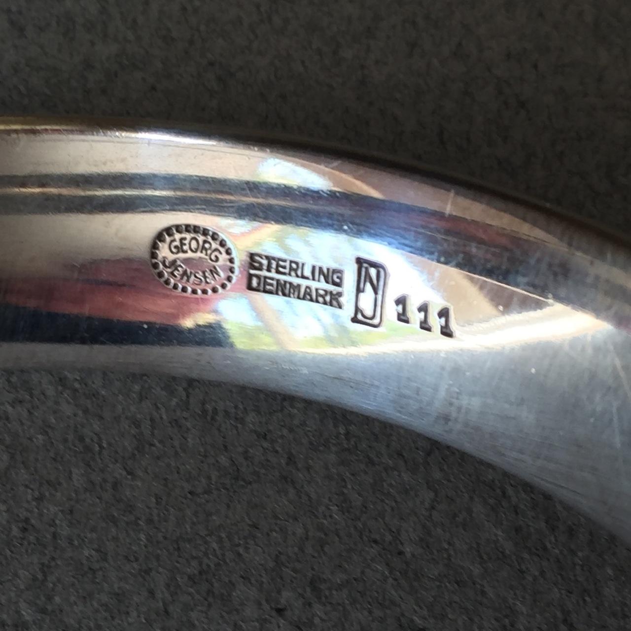 Georg Jensen: Armreif Nr. 111 aus Sterlingsilber von Nanna Ditzel 3