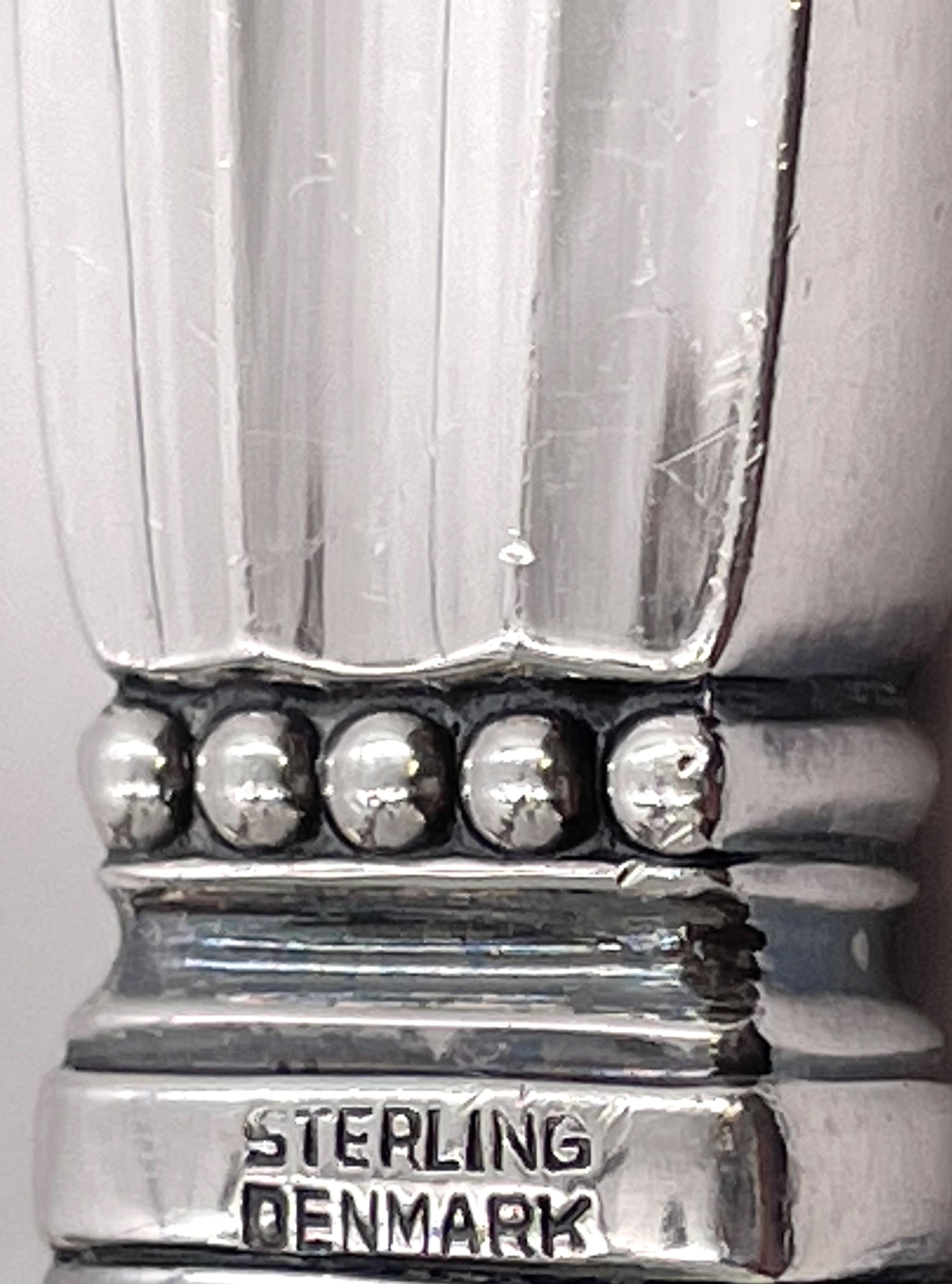 Argento Apribottiglie a barretta in argento sterling Georg Jensen con motivo a ghianda in vendita