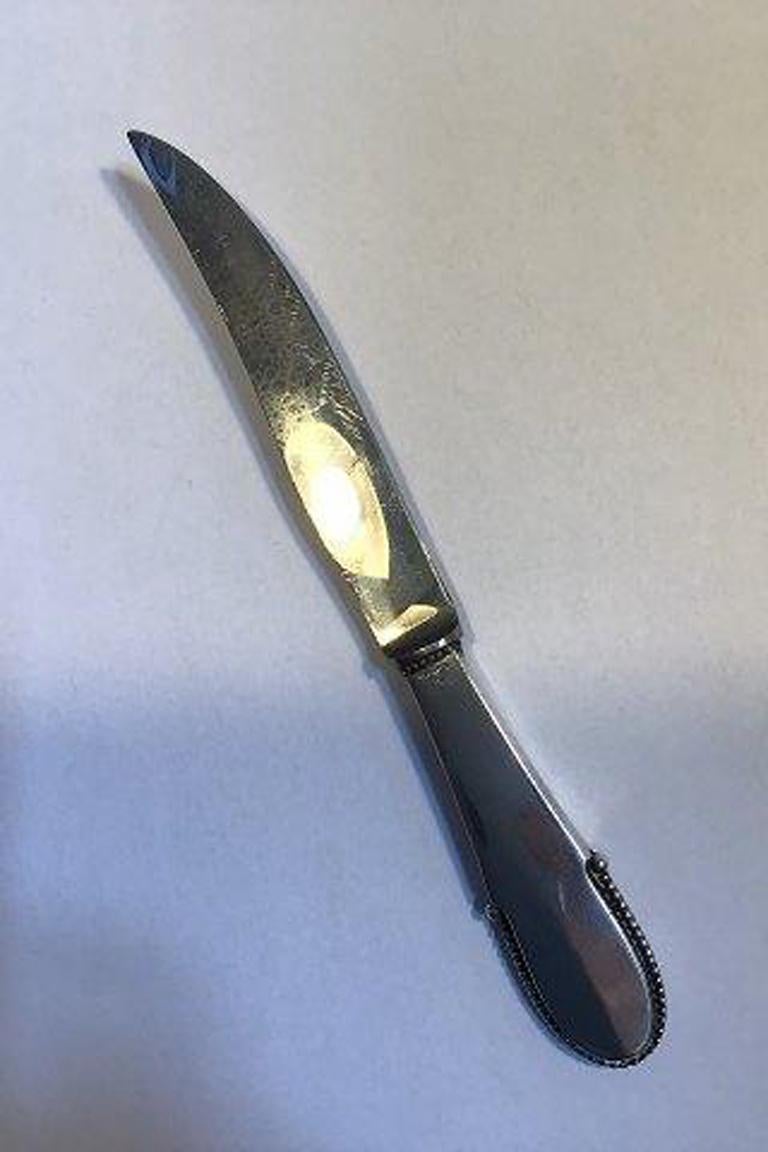 Georg Jensen sterling silver beaded game knife no 324

Measures 19.5 cm(7 43/64 in).