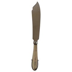 Georg Jensen Sterling Silver Beaded Layered Cake Knife No 189