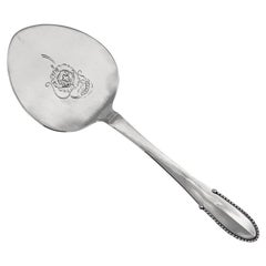 Georg Jensen Sterlingsilber Perlen-Tortenheber 204