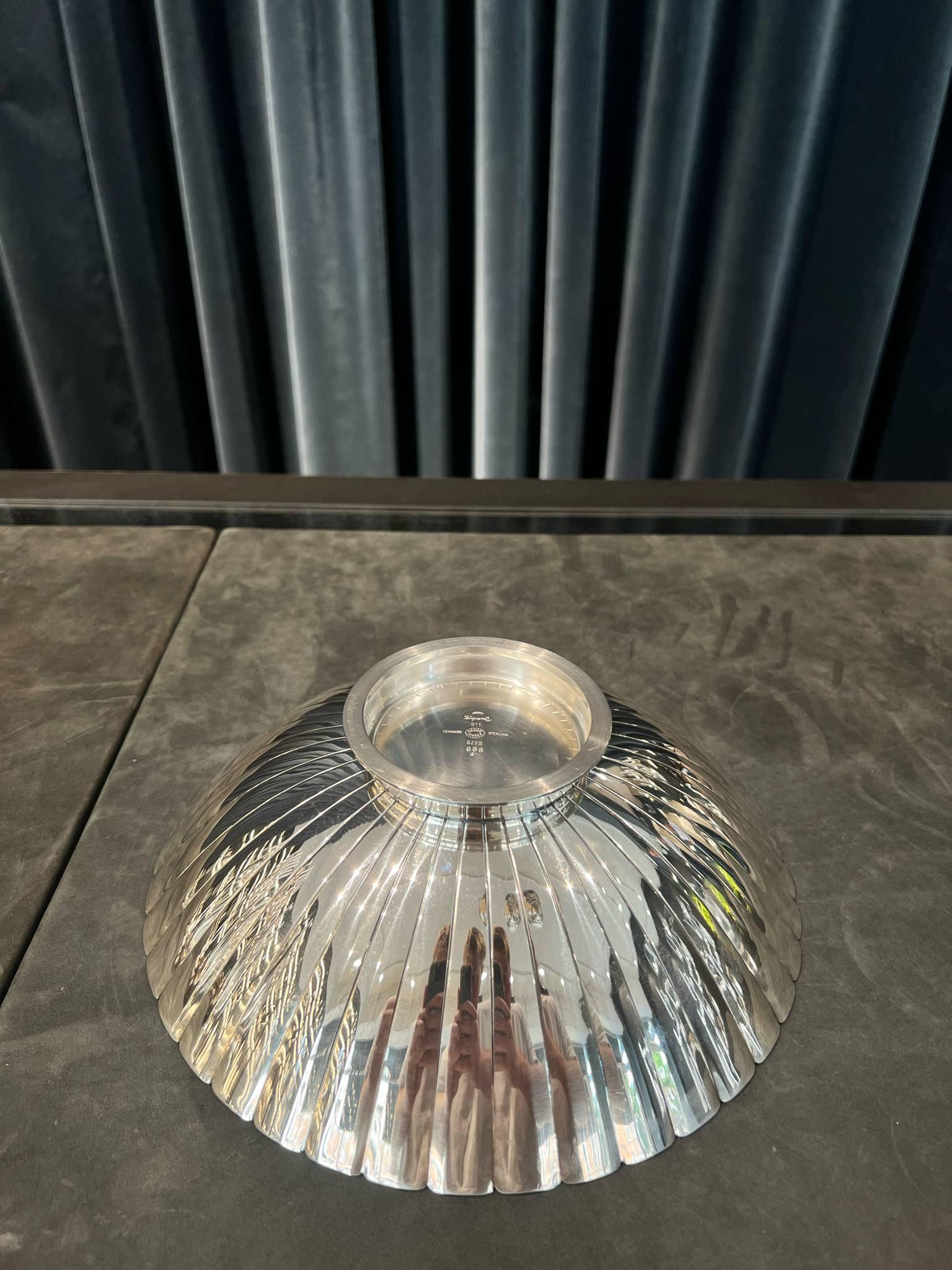 Danois Bol Bernadotte de Georg Jensen en argent sterling 856A en vente