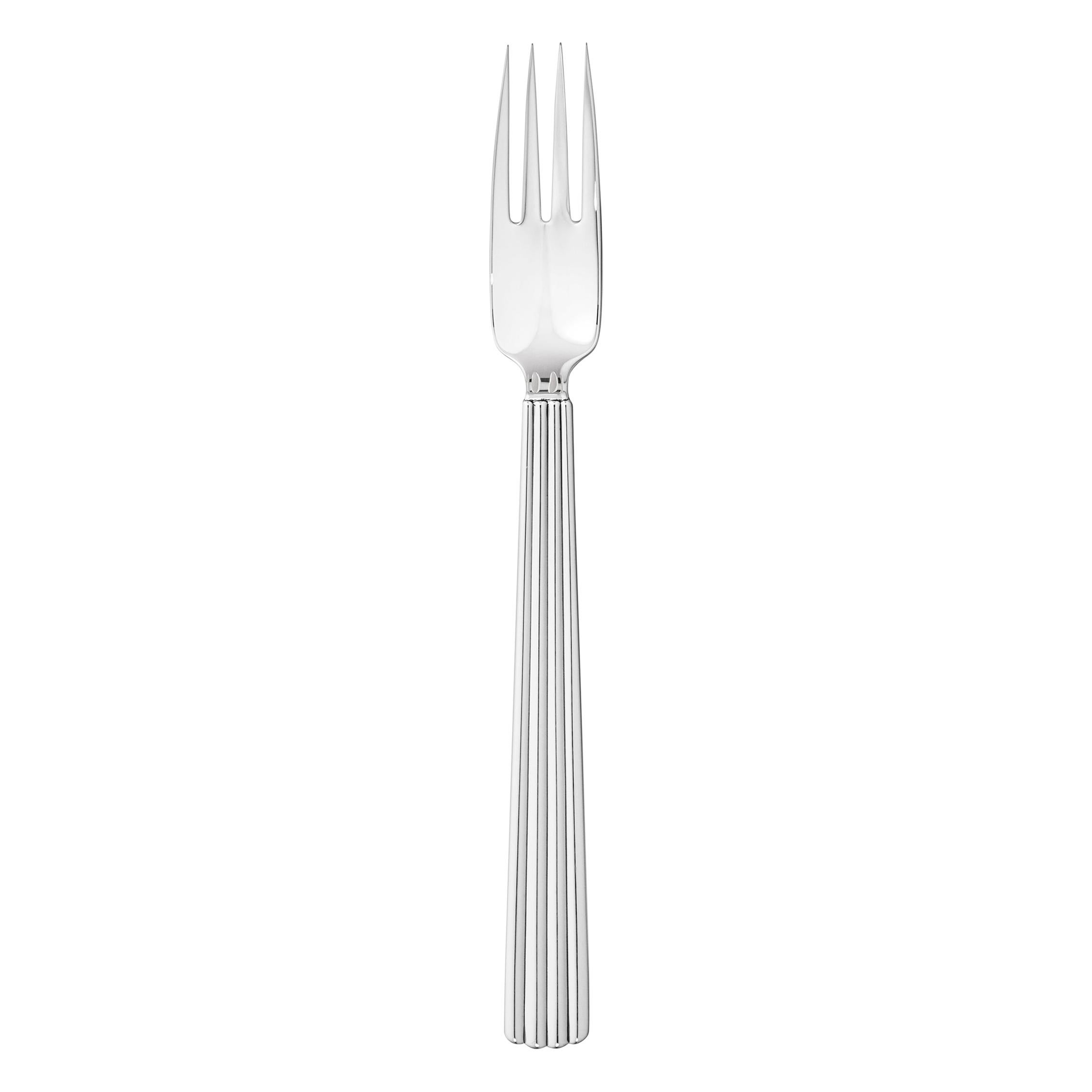 Georg Jensen Sterling Silver Bernadotte Dinner Fork by Sigvard Bernadotte For Sale